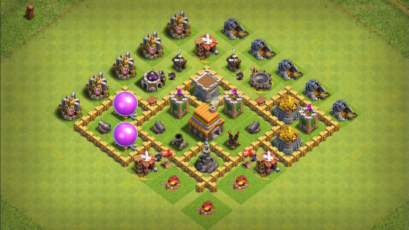 Town Hall 5 Hybrid Base layout by TReX