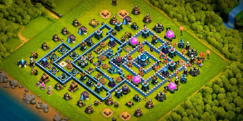 Town Hall 13 Trophy Base layout by TReX