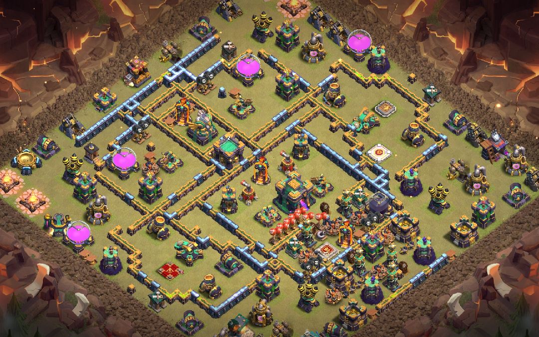 Town Hall 14 War Base layout by Hridoy BD BASE