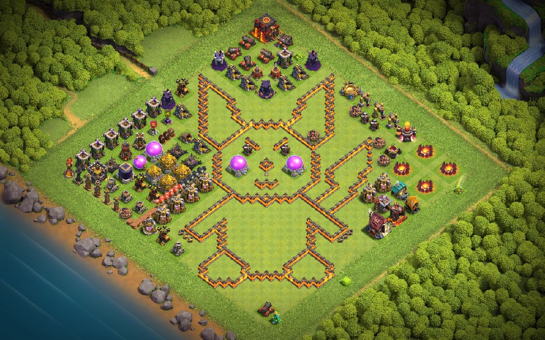 Town Hall 10 Fun Base layout by ™ANIK_♚100