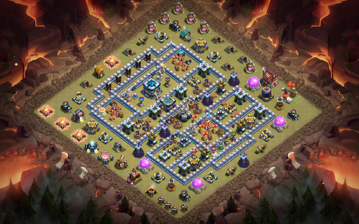 Town Hall 13 CWL Base layout by Zeus⚡