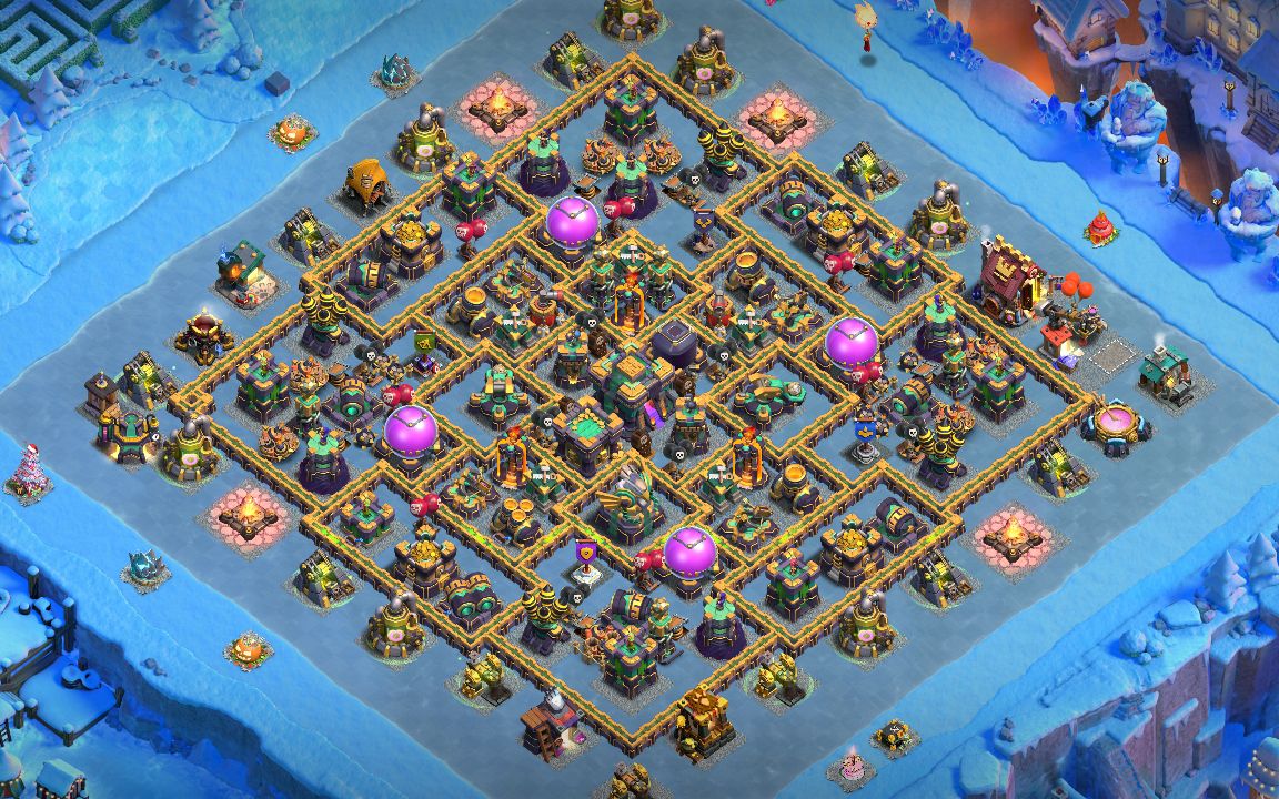 Town Hall 14 Farming Base layout by Liya Amelia