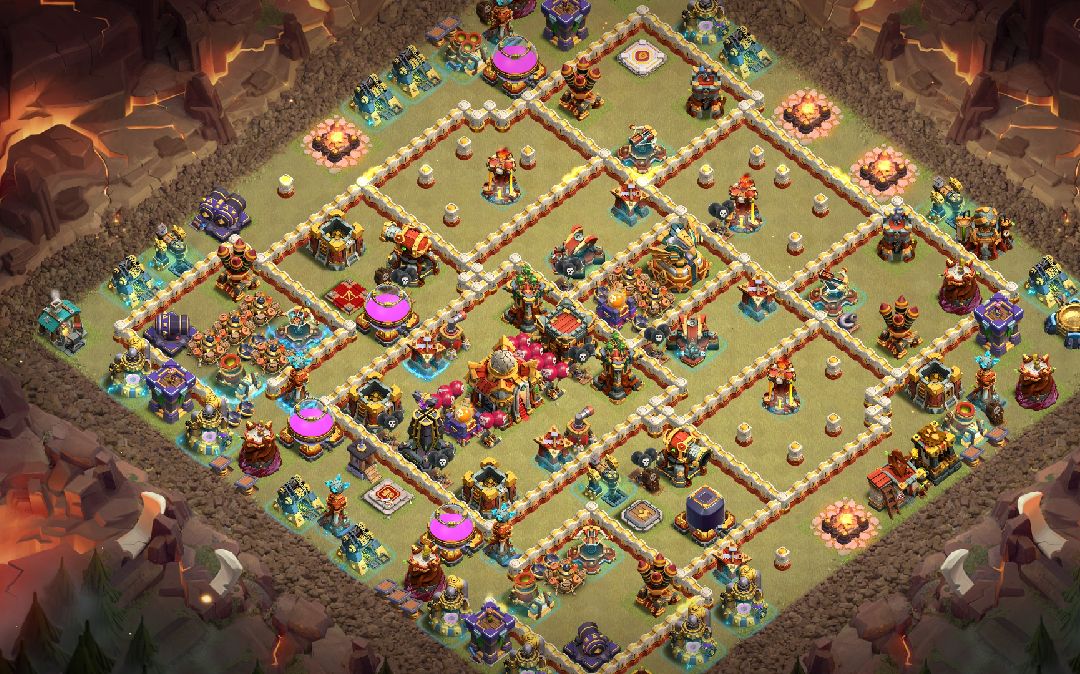 Town Hall 16 Trophy Base layout by Atilla The Pun