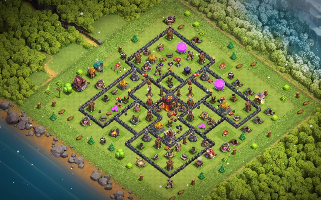 Town Hall 10 CWL Base layout by هاشم ابو عمران