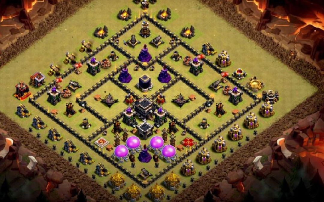 Town Hall 9 War Base layout by ardean