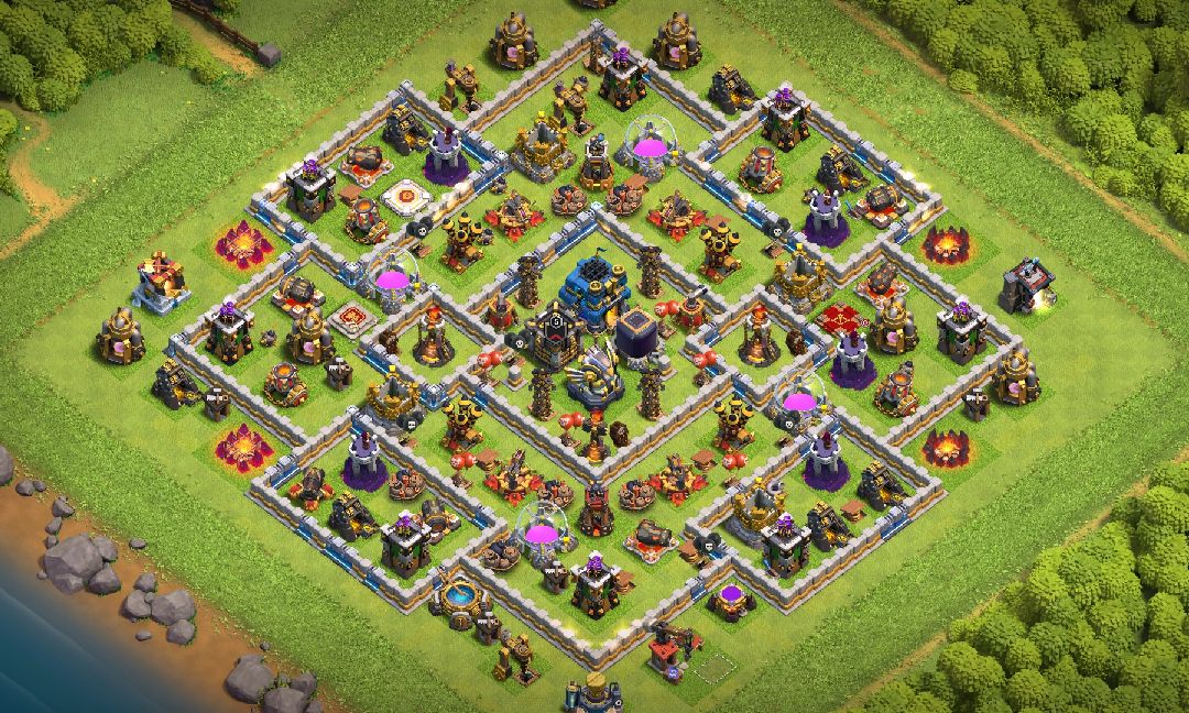 Town Hall 12 Trophy Base layout by OisikPlays