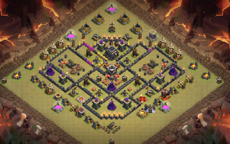 Town Hall 9 Farming Base layout by BeaTrix™
