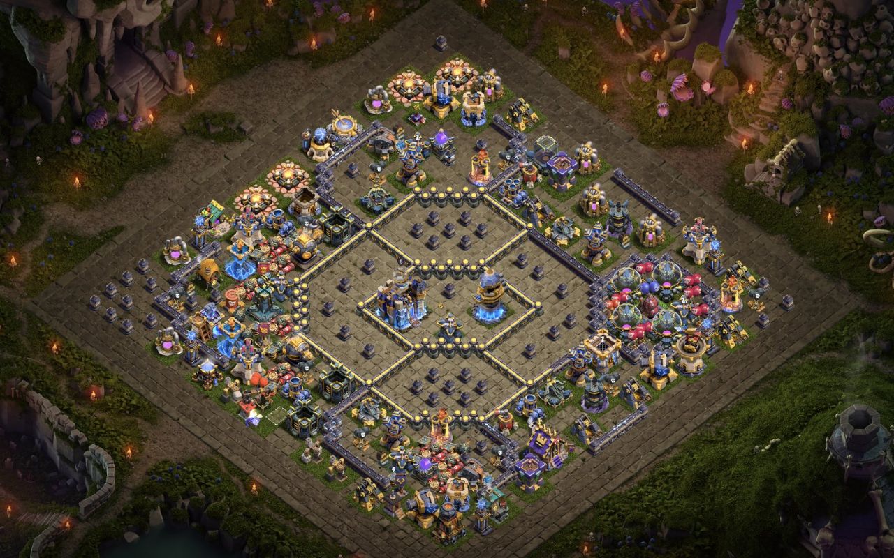 Town Hall 18 War Base layout by XLR8