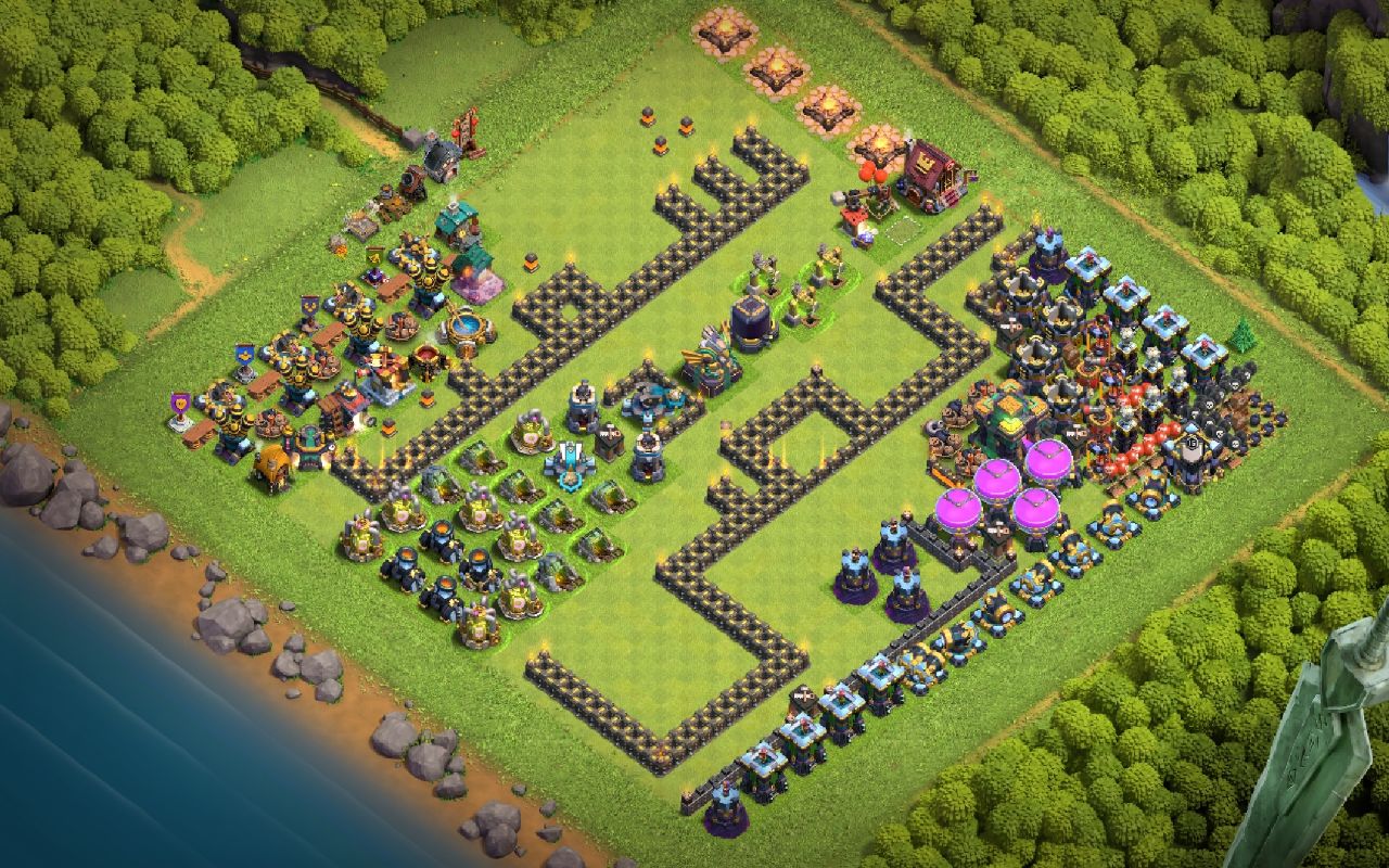 Town Hall 14 Fun Base layout by matin_gharaie