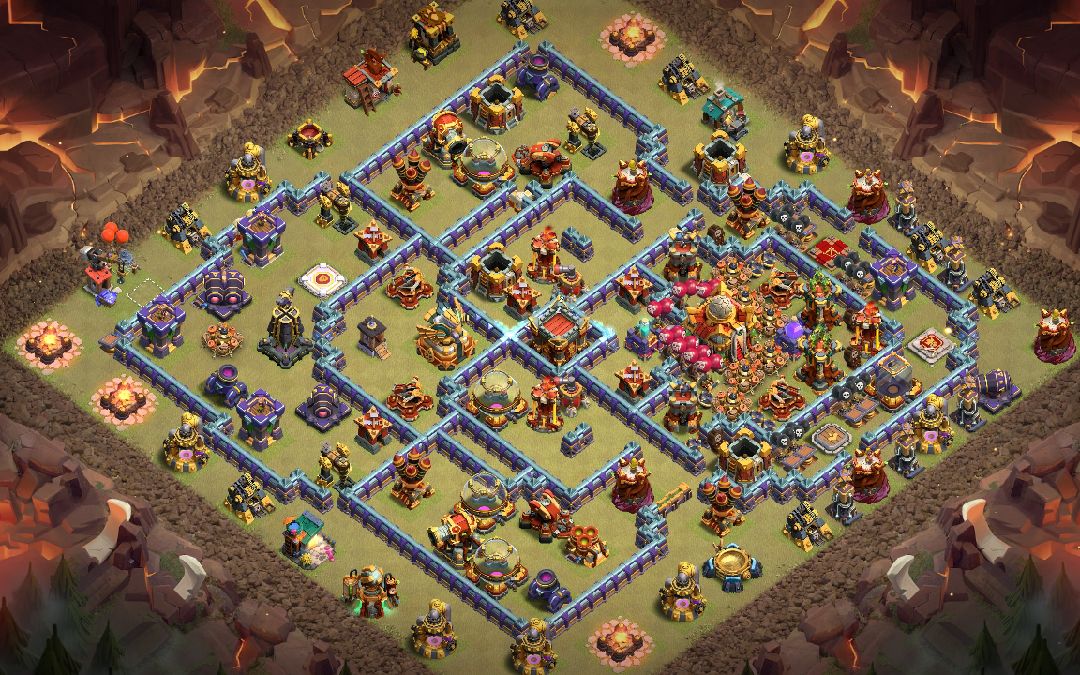 Town Hall 16 War Base layout by Atilla The Pun