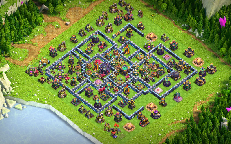 Town Hall 15 Trophy Base layout by TReX