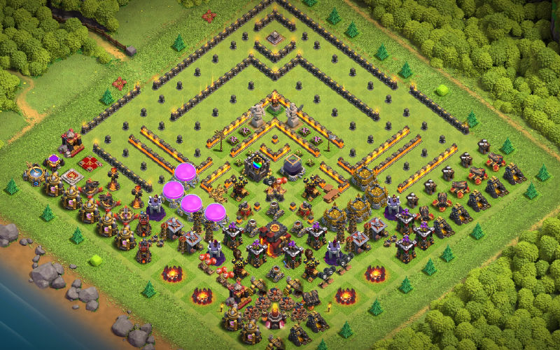 Town Hall 10 Farming Base layout by User