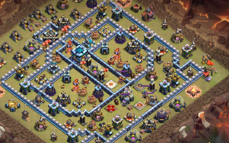 Town Hall 13 War Base layout by alyas pogi