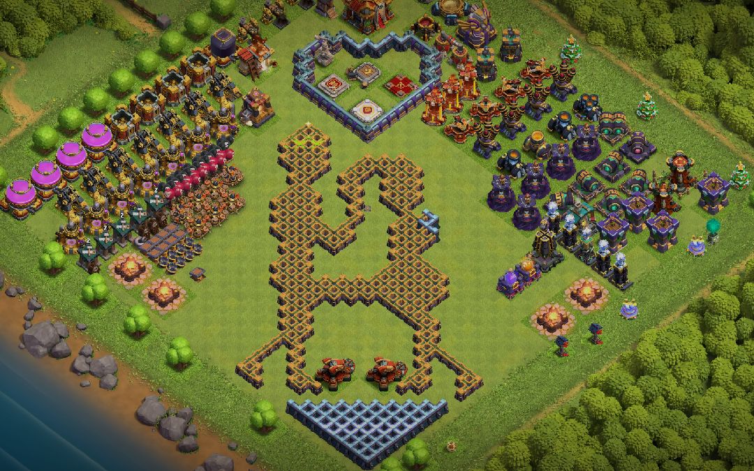 Town Hall 16 Fun Base layout by ITACHI UCHIHA