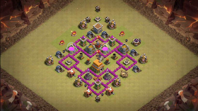 Town Hall 6 War Base layout by TReX