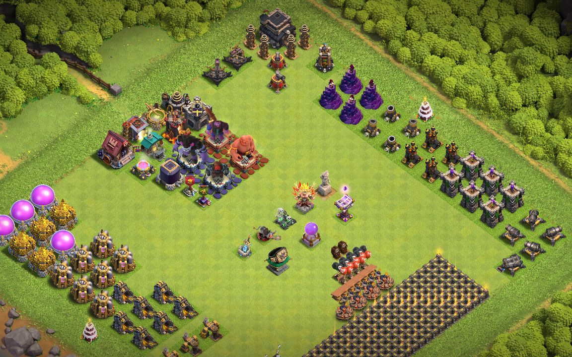Town Hall 9 Fun Base layout by RIMURU