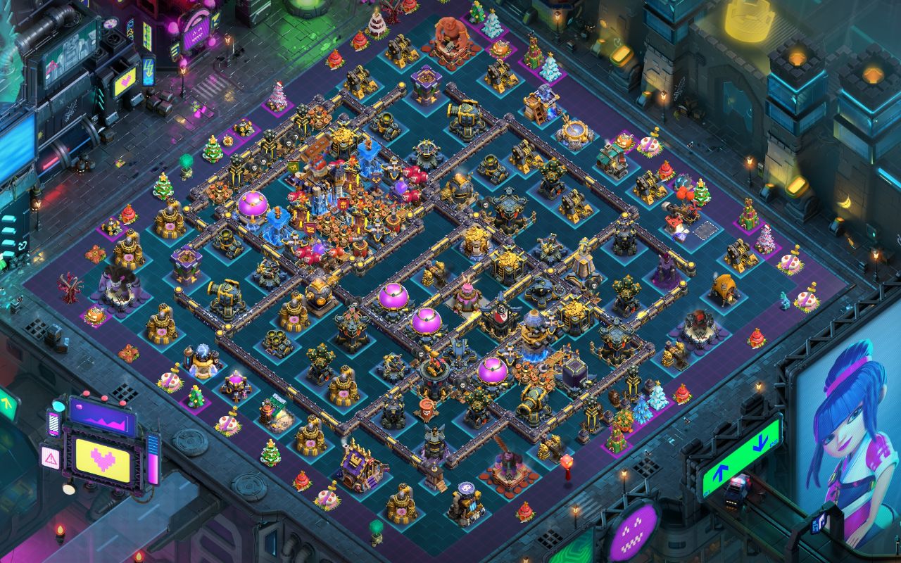 Town Hall 18 Trophy Base layout by GenSPX