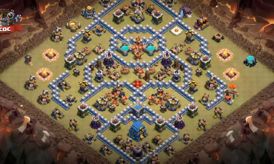 Town Hall 12 War Base layout by XLR8