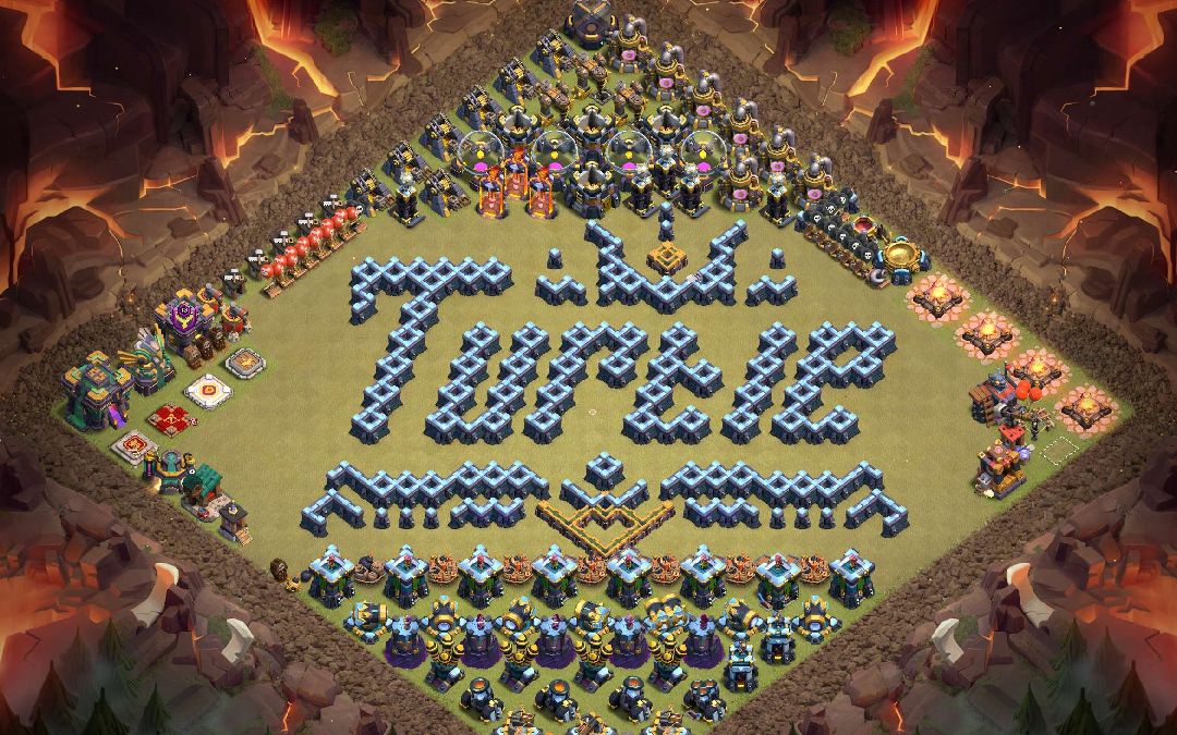 Town Hall 14 Fun Base layout by XLR8