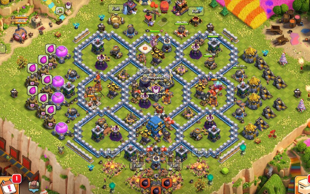 Town Hall 12 Hybrid Base layout by Arhaynez