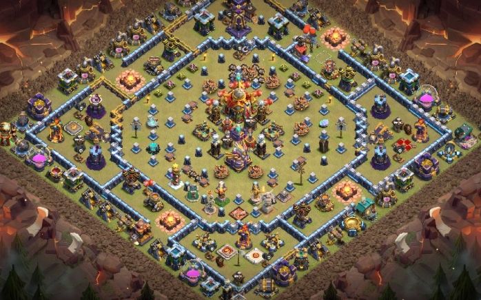 Town Hall 16 War Base layout by #Perfect_Gammer