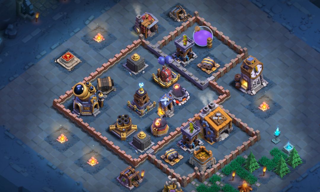 Builder Hall 9 Builder Base layout by User