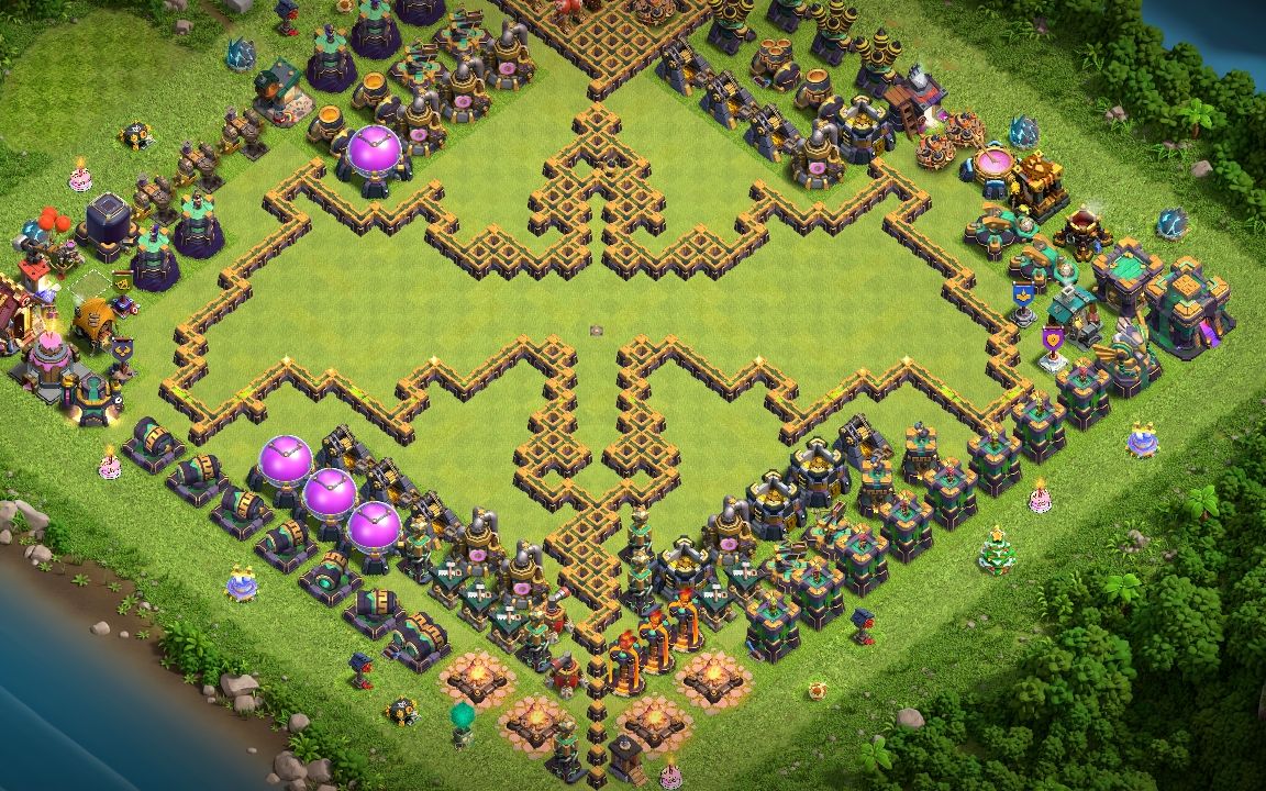 Town Hall 14 Fun Base layout by GodzillaXXL