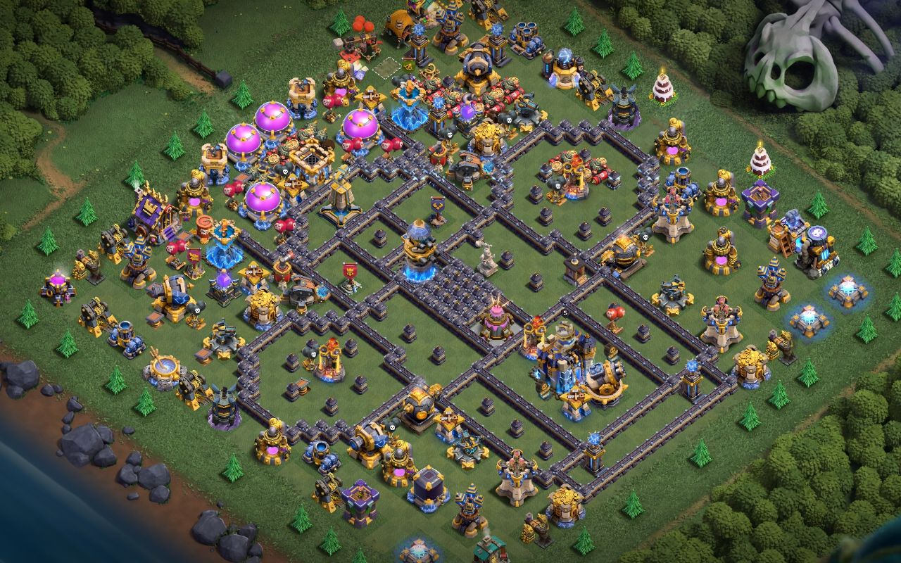 Town Hall 18 CWL Base layout by Deltarazort
