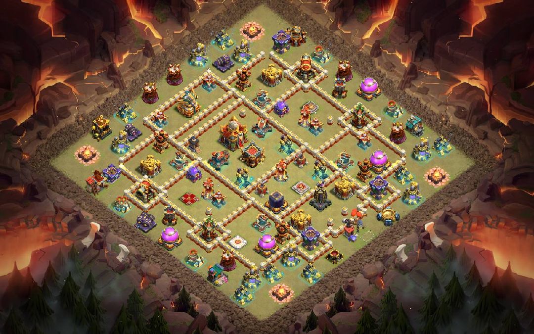 Town Hall 16 War Base layout by XLR8
