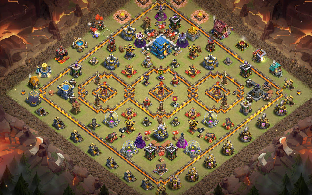 Town Hall 12 War Base layout by XLR8