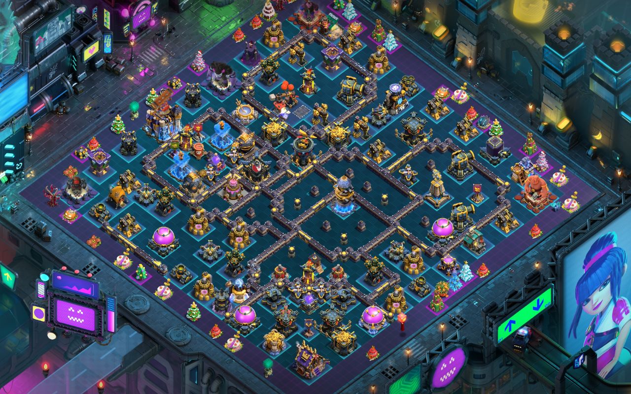 Town Hall 18 Trophy Base layout by GenSPX