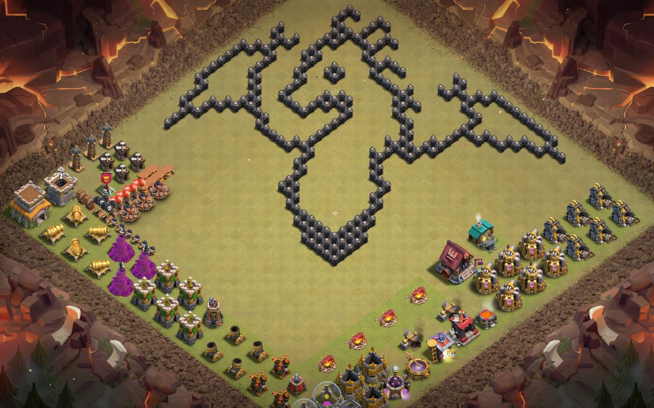 Town Hall 8 Farming Base layout by Rem