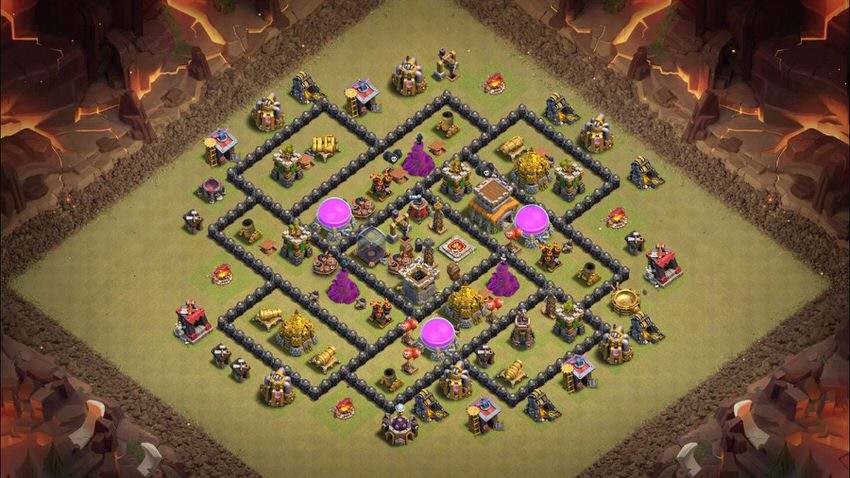 Town Hall 8 War Base layout by TReX