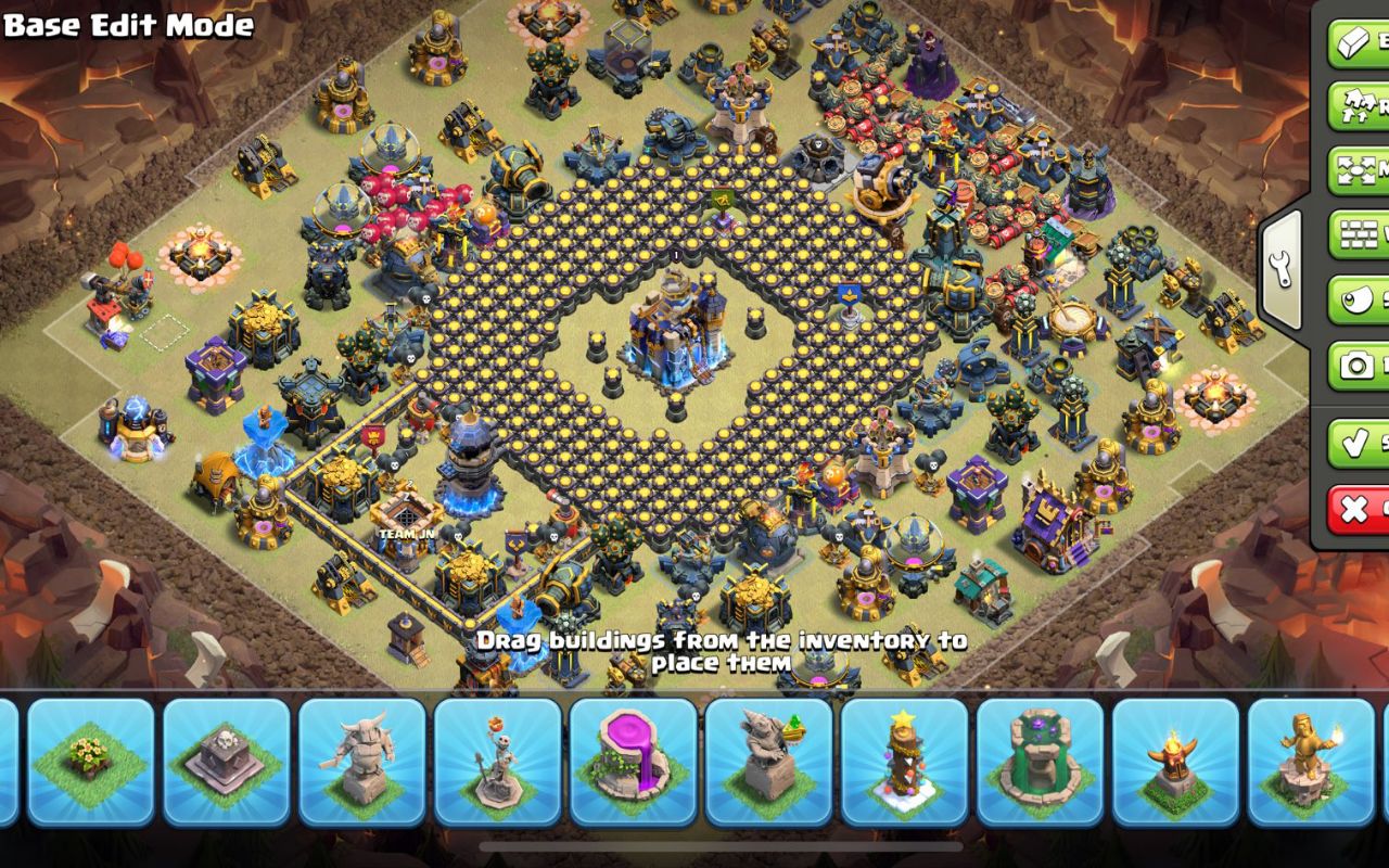 Town Hall 18 War Base layout by XLR8