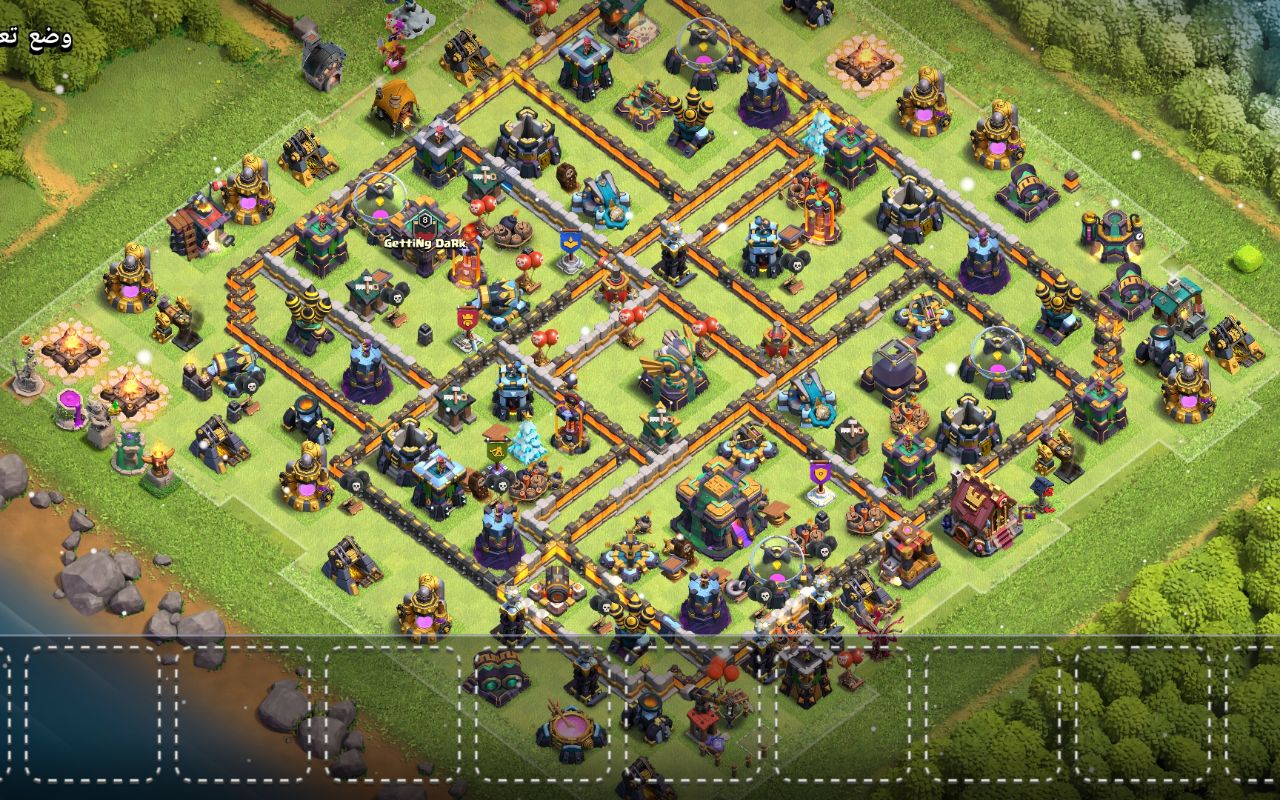 Town Hall 14 War Base layout by alstoRa Wael