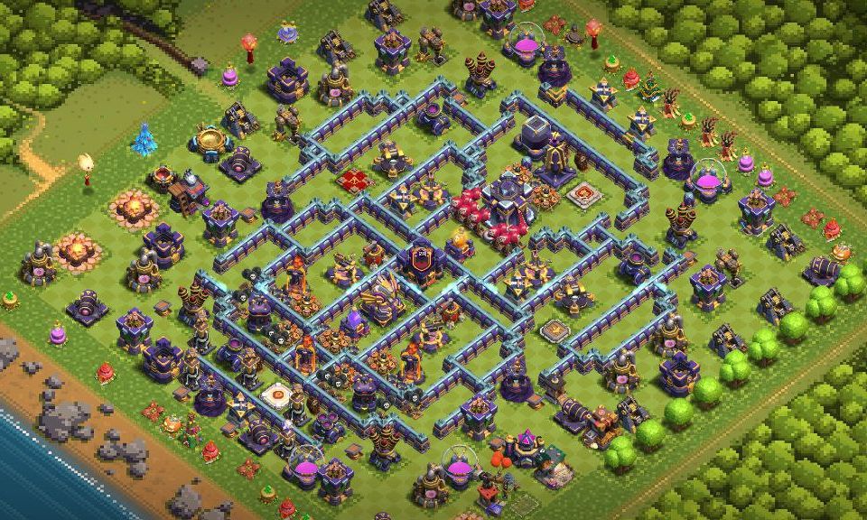 Town Hall 15 Trophy Base layout by XLR8
