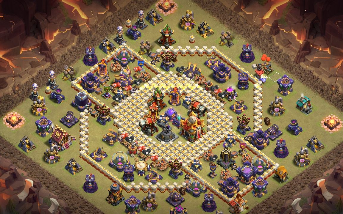 Town Hall 16 War Base layout by Lanceee..