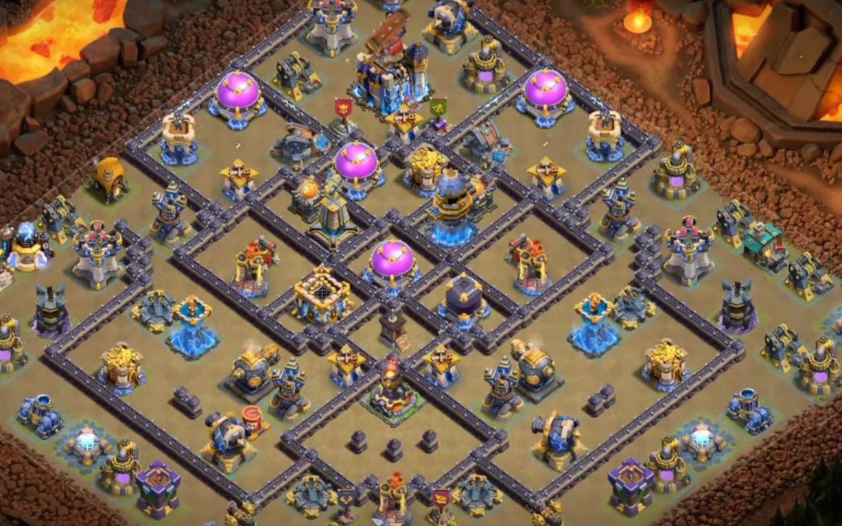 Town Hall 18 War Base layout by Swift Nebula