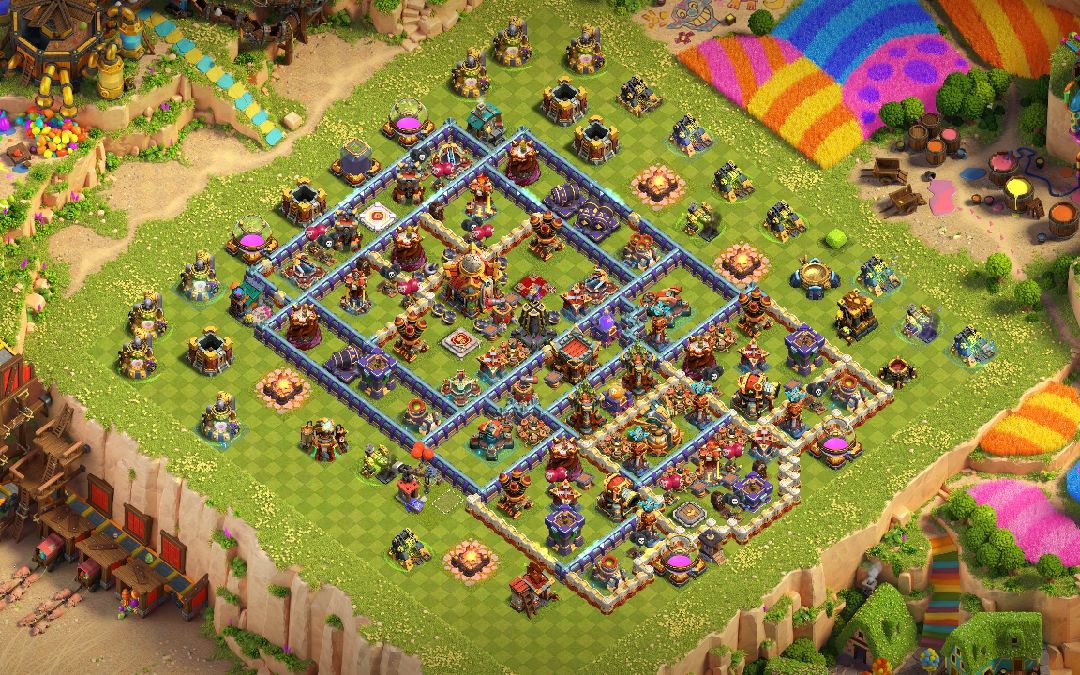Town Hall 16 Hybrid Base layout by Atilla The Pun