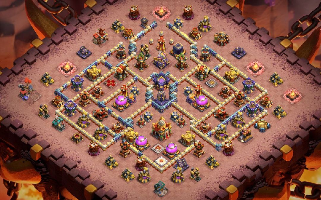 Town Hall 16 War Base layout by XLR8