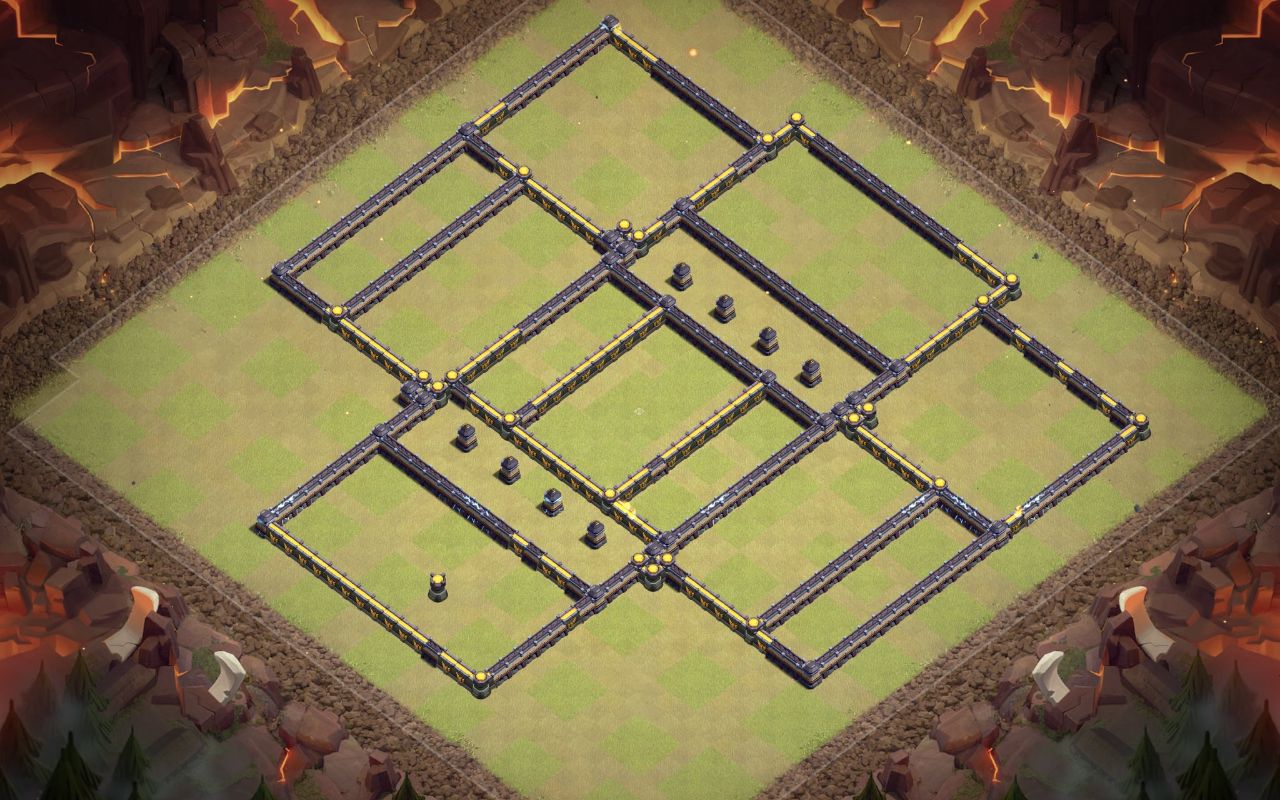 Town Hall 18 War Base layout by XLR8