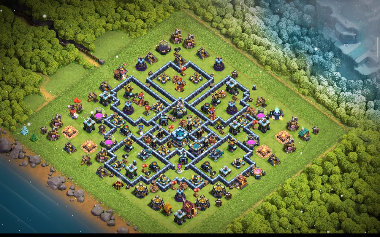 Town Hall 13 War Base layout by ادخل الكلان  اذه أنته عربي  ومنور