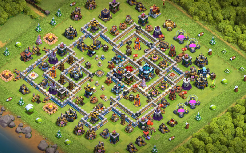 Town Hall 13 Trophy Base layout by ARUN SP