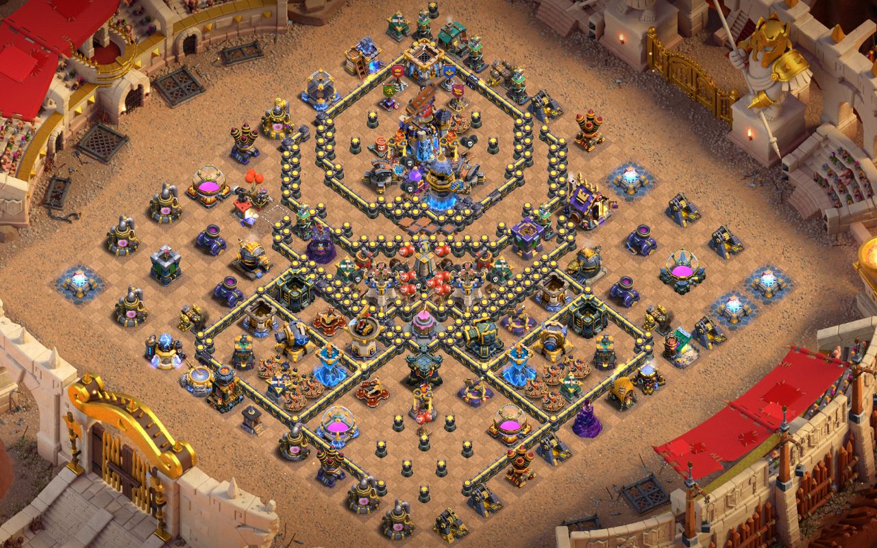 Town Hall 18 CWL Base layout by Sheikh Sadik