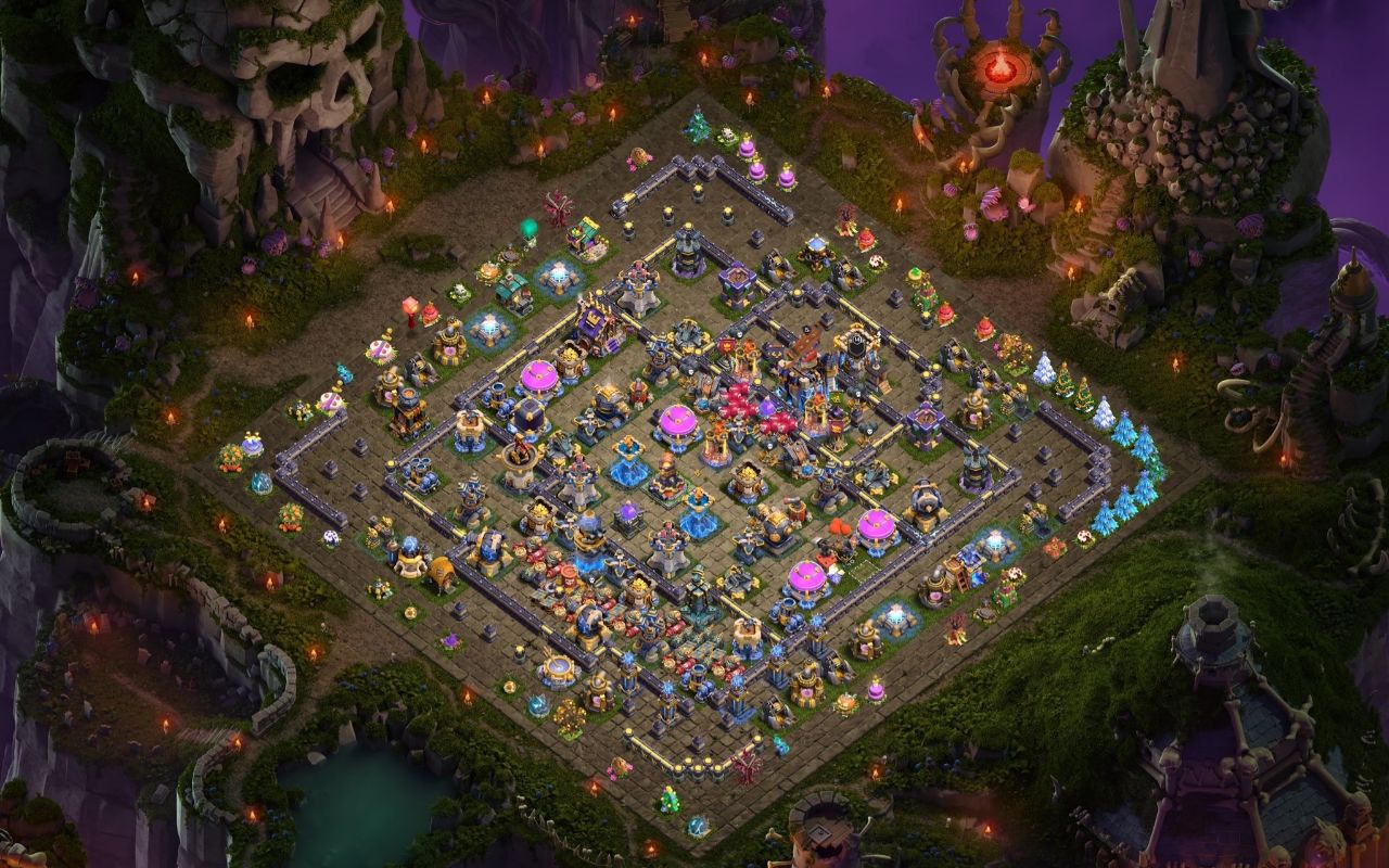 Town Hall 18 Trophy Base layout by XLR8