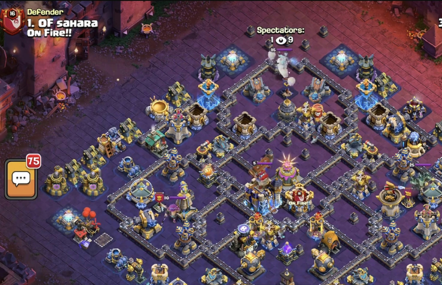 Town Hall 18 War Base layout by XLR8