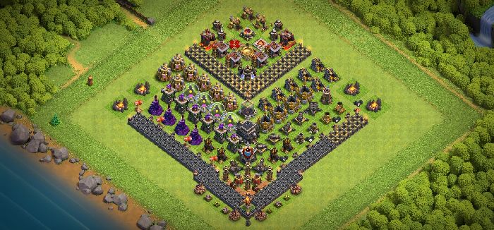 Town Hall 9 Fun Base layout by Alex06