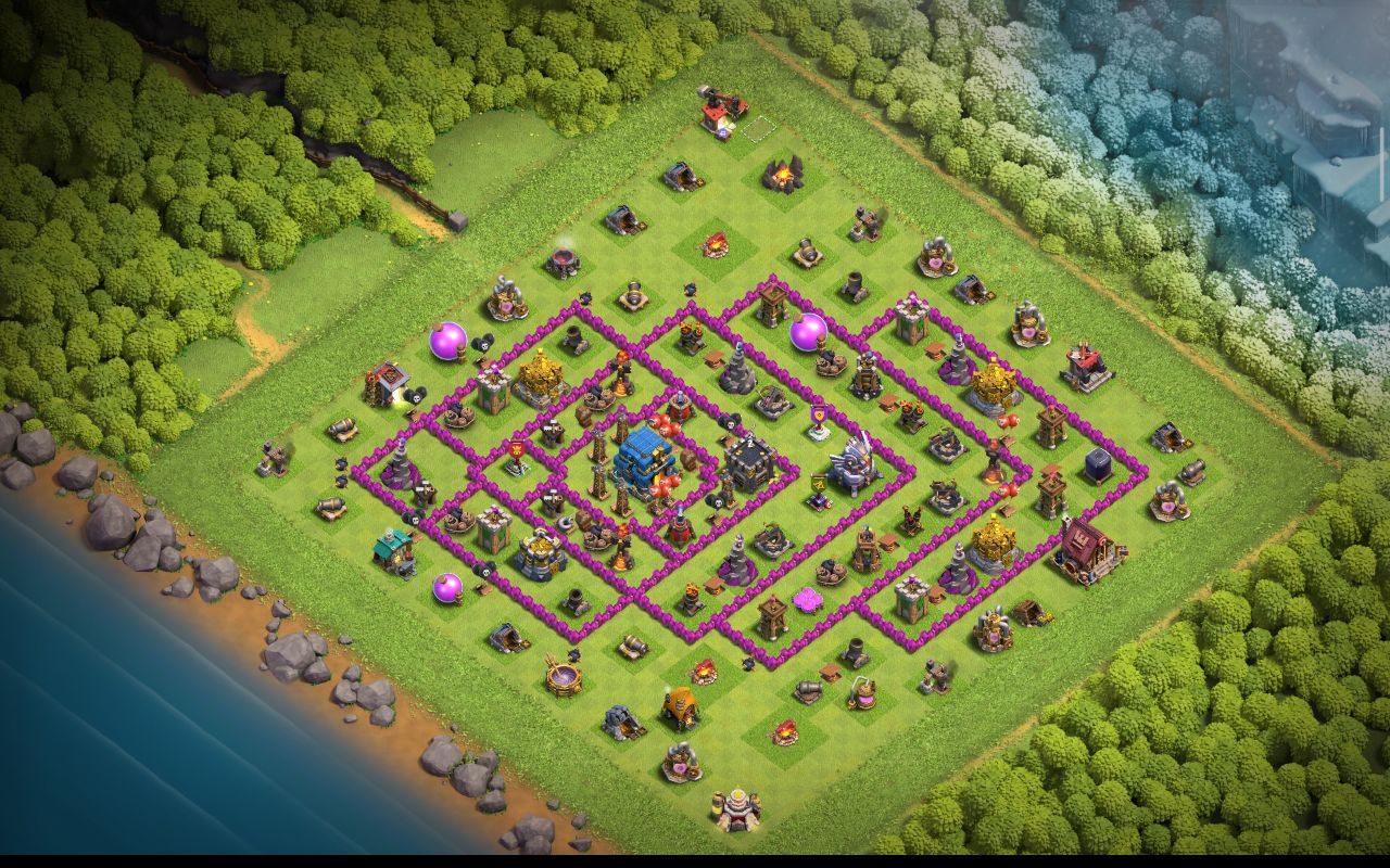 Town Hall 12 Trophy Base layout by ادخل الكلان اذه أنته عربي ومنور