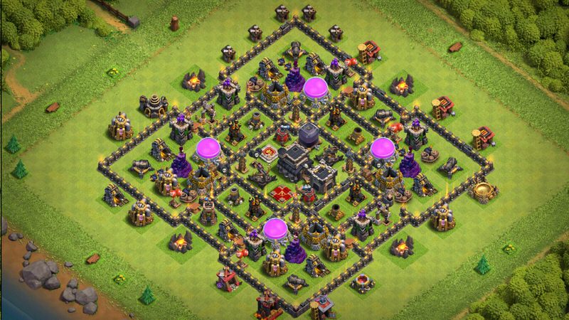 Town Hall 9 Farming Base layout by TReX