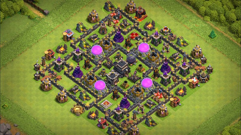 Town Hall 9 Farming Base layout by TReX